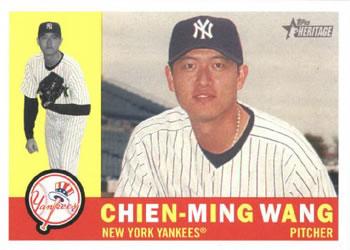 #270 Chien-Ming Wang - New York Yankees - 2009 Topps Heritage Baseball