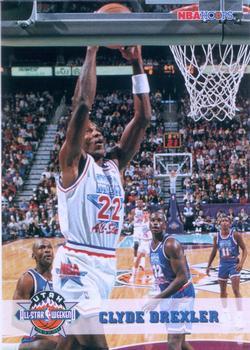 #270 Clyde Drexler - Portland Trail Blazers - 1993-94 Hoops Basketball