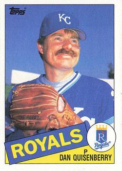 #270 Dan Quisenberry - Kansas City Royals - 1985 Topps Baseball