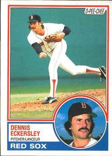 #270 Dennis Eckersley - Boston Red Sox - 1983 O-Pee-Chee Baseball