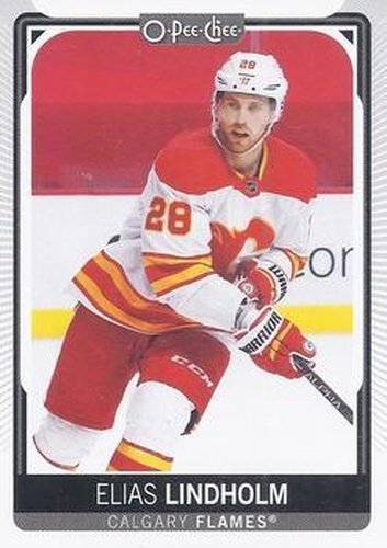 #270 Elias Lindholm - Calgary Flames - 2021-22 O-Pee-Chee Hockey