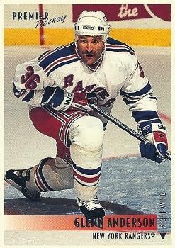 #270 Glenn Anderson - New York Rangers - 1994-95 Topps Premier Hockey