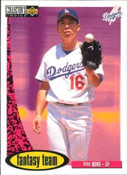 #270 Hideo Nomo - Los Angeles Dodgers - 1996 Collector's Choice Baseball
