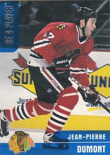 #270 Jean-Pierre Dumont - Chicago Blackhawks - 1999-00 Be a Player Memorabilia Hockey