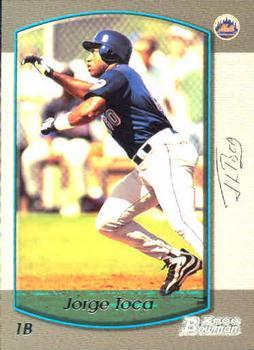 #270 Jorge Toca - New York Mets - 2000 Bowman Baseball