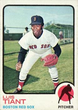 #270 Luis Tiant - Boston Red Sox - 1973 Topps Baseball