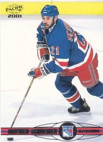 #270 Mathieu Schneider - New York Rangers - 2000-01 Pacific Hockey