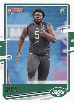 #270 Mekhi Becton - New York Jets - 2020 Donruss Football