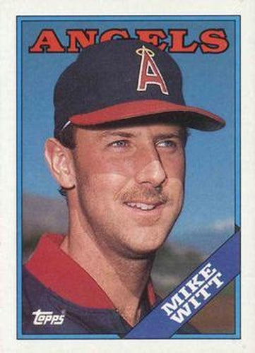 #270 Mike Witt - California Angels - 1988 Topps Baseball