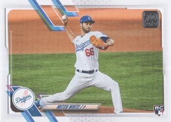 #270 Mitch White - Los Angeles Dodgers - 2021 Topps Baseball