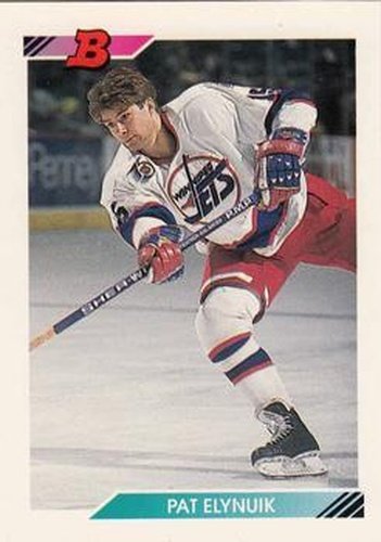 #270 Pat Elynuik - Winnipeg Jets - 1992-93 Bowman Hockey