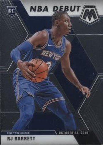 #270 RJ Barrett - New York Knicks - 2019-20 Panini Mosaic Basketball