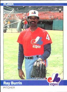 #270 Ray Burris - Montreal Expos - 1984 Fleer Baseball