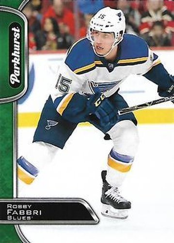 #270 Robby Fabbri - St. Louis Blues - 2016-17 Parkhurst Hockey