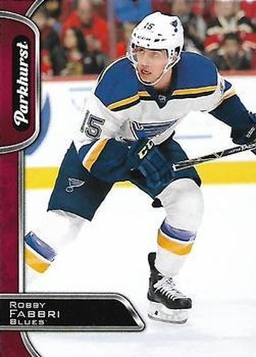#270 Robby Fabbri - St. Louis Blues - 2016-17 Parkhurst - Red Hockey