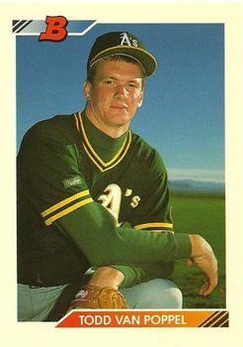 #270 Todd Van Poppel - Oakland Athletics - 1992 Bowman Baseball