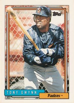 #270 Tony Gwynn - San Diego Padres - 1992 Topps Baseball