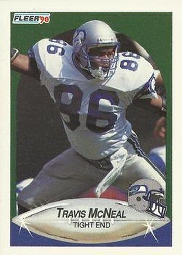 #270 Travis McNeal - Seattle Seahawks - 1990 Fleer Football