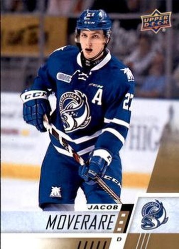 #270 Jacob Moverare - Mississauga Steelheads - 2017-18 Upper Deck CHL Hockey