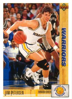 #270 Jim Petersen - Golden State Warriors - 1991-92 Upper Deck Basketball