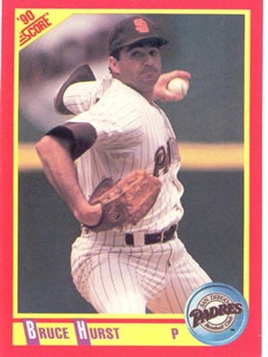#270 Bruce Hurst - San Diego Padres - 1990 Score Baseball
