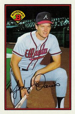 #270 Jody Davis - Atlanta Braves - 1989 Bowman Baseball