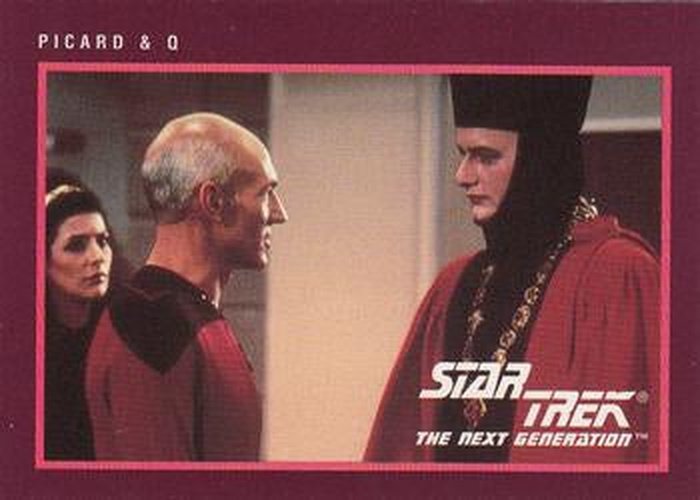 #270 Picard & Q - 1991 Impel Star Trek 25th Anniversary