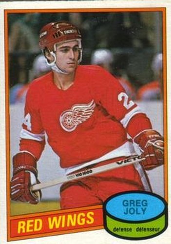 #270 Greg Joly - Detroit Red Wings - 1980-81 O-Pee-Chee Hockey