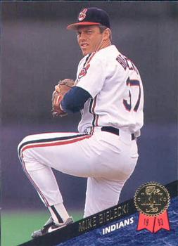 #270 Mike Bielecki - Cleveland Indians - 1993 Leaf Baseball