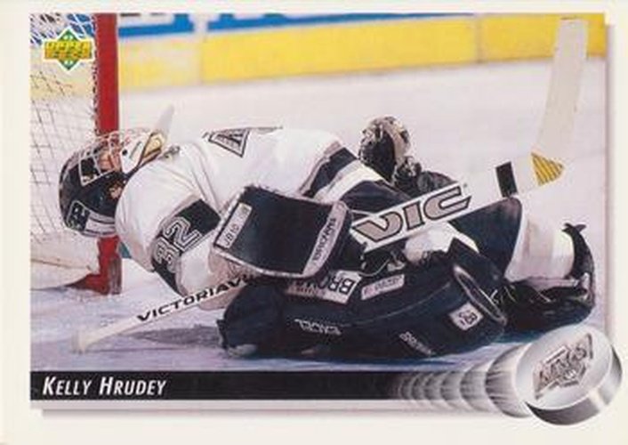 #270 Kelly Hrudey - Los Angeles Kings - 1992-93 Upper Deck Hockey