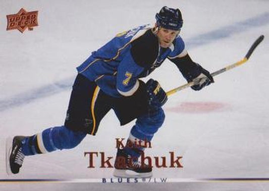 #270 Keith Tkachuk - St. Louis Blues - 2007-08 Upper Deck Hockey