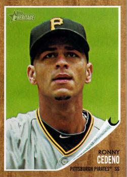 #270 Ronny Cedeno - Pittsburgh Pirates - 2011 Topps Heritage Baseball