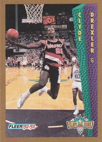 #270 Clyde Drexler - Portland Trail Blazers - 1992-93 Fleer Basketball