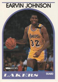 #270 Earvin Johnson - Los Angeles Lakers - 1989-90 Hoops Basketball