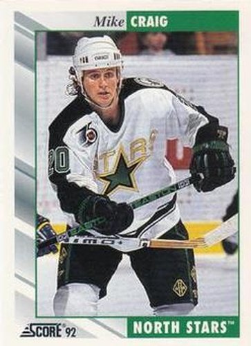 #271 Mike Craig - Minnesota North Stars - 1992-93 Score USA Hockey