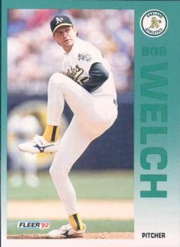 #271 Bob Welch - Oakland Athletics - 1992 Fleer Baseball