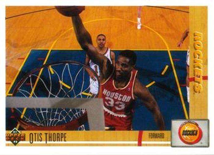 #271 Otis Thorpe - Houston Rockets - 1991-92 Upper Deck Basketball