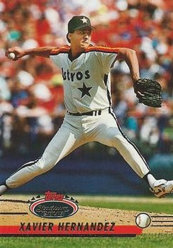 #271 Xavier Hernandez - Houston Astros - 1993 Stadium Club Baseball