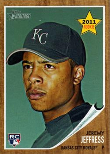 #271 Jeremy Jeffress - Kansas City Royals - 2011 Topps Heritage Baseball