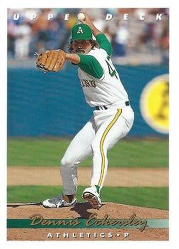 #271 Dennis Eckersley - Oakland Athletics - 1993 Upper Deck Baseball