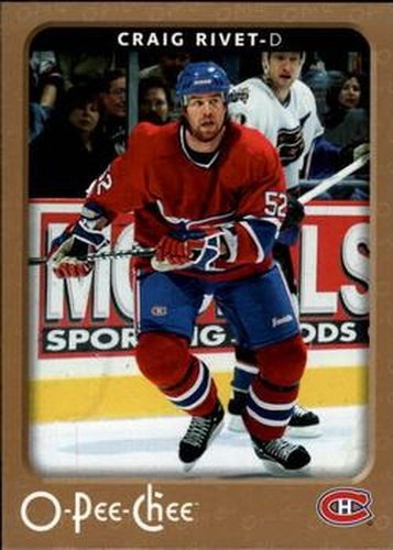 #271 Craig Rivet - Montreal Canadiens - 2006-07 O-Pee-Chee Hockey