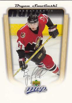 #271 Bryan Smolinski - Ottawa Senators - 2005-06 Upper Deck MVP Hockey