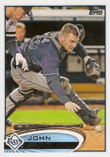 #271 John Jaso - Tampa Bay Rays - 2012 Topps Baseball