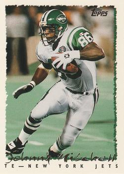 #271 Johnny Mitchell - New York Jets - 1995 Topps Football
