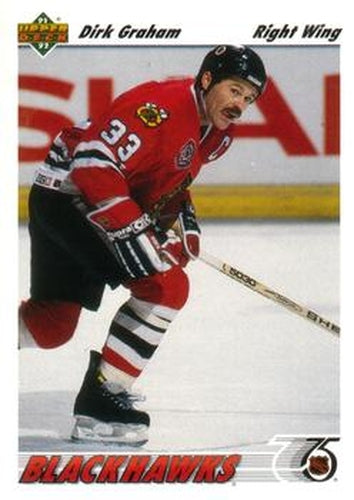 #271 Dirk Graham - Chicago Blackhawks - 1991-92 Upper Deck Hockey