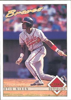 #271 Otis Nixon - Atlanta Braves - 1993 O-Pee-Chee Baseball