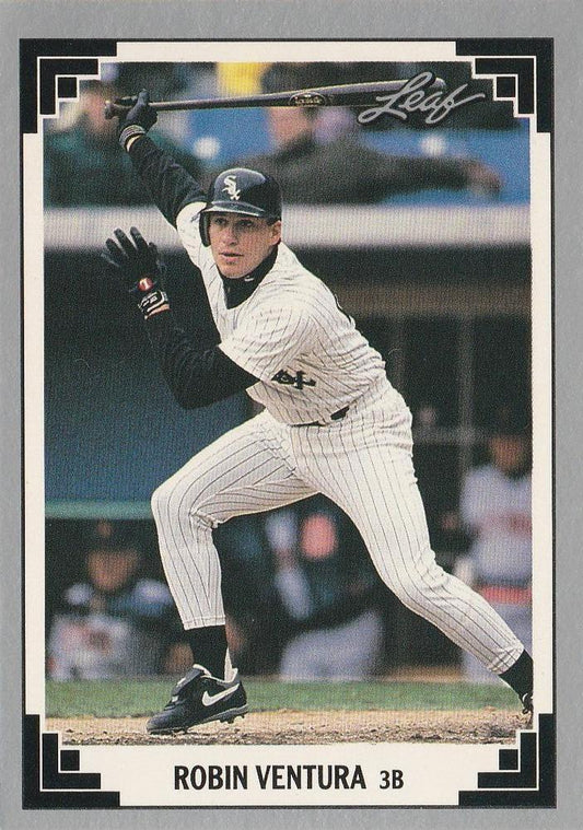 #271 Robin Ventura - Chicago White Sox - 1991 Leaf Baseball