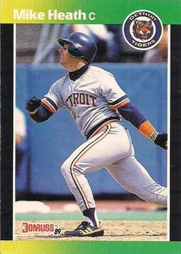 #271 Mike Heath - Detroit Tigers - 1989 Donruss Baseball