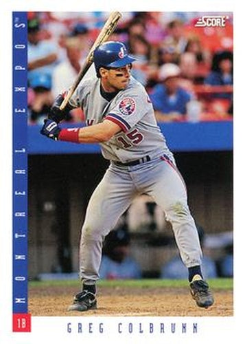 #271 Greg Colbrunn - Montreal Expos - 1993 Score Baseball