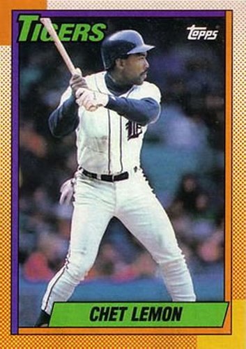 #271 Chet Lemon - Detroit Tigers - 1990 Topps Baseball